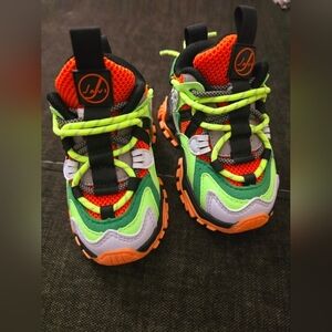 Vibrant Kids Sneakers with Neon Accents